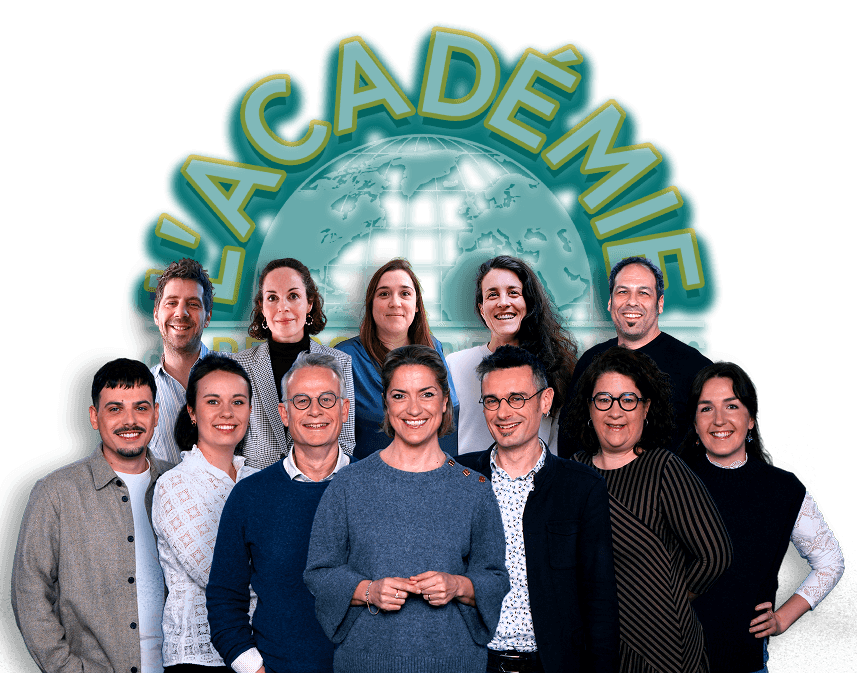 L'équipe de l'Académie du Dessous des cartes